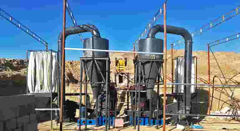 湖北方解石磨粉生产案例