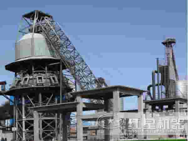 红星机器回转窑现场图 